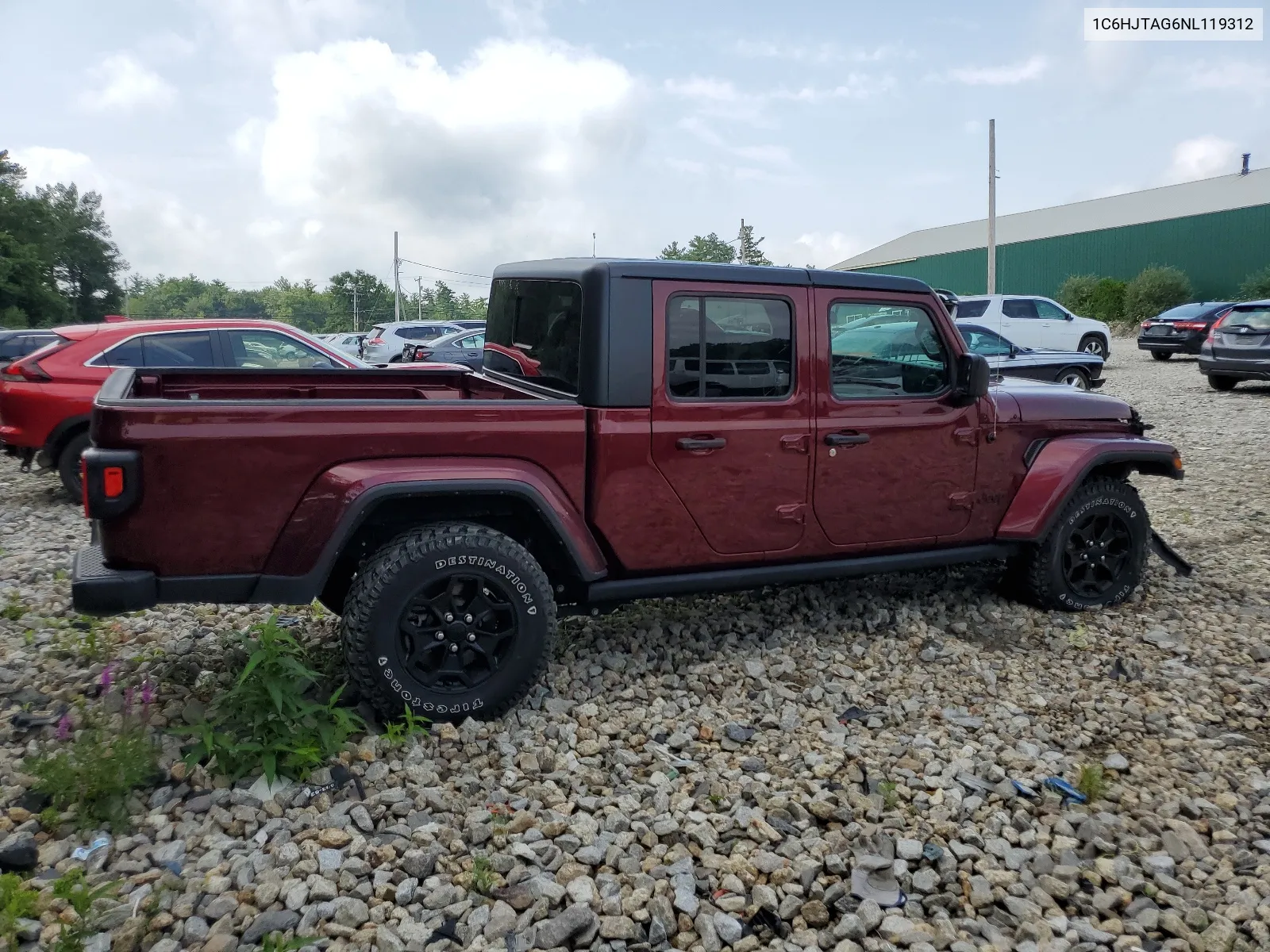 2022 Jeep Gladiator Sport VIN: 1C6HJTAG6NL119312 Lot: 65198234