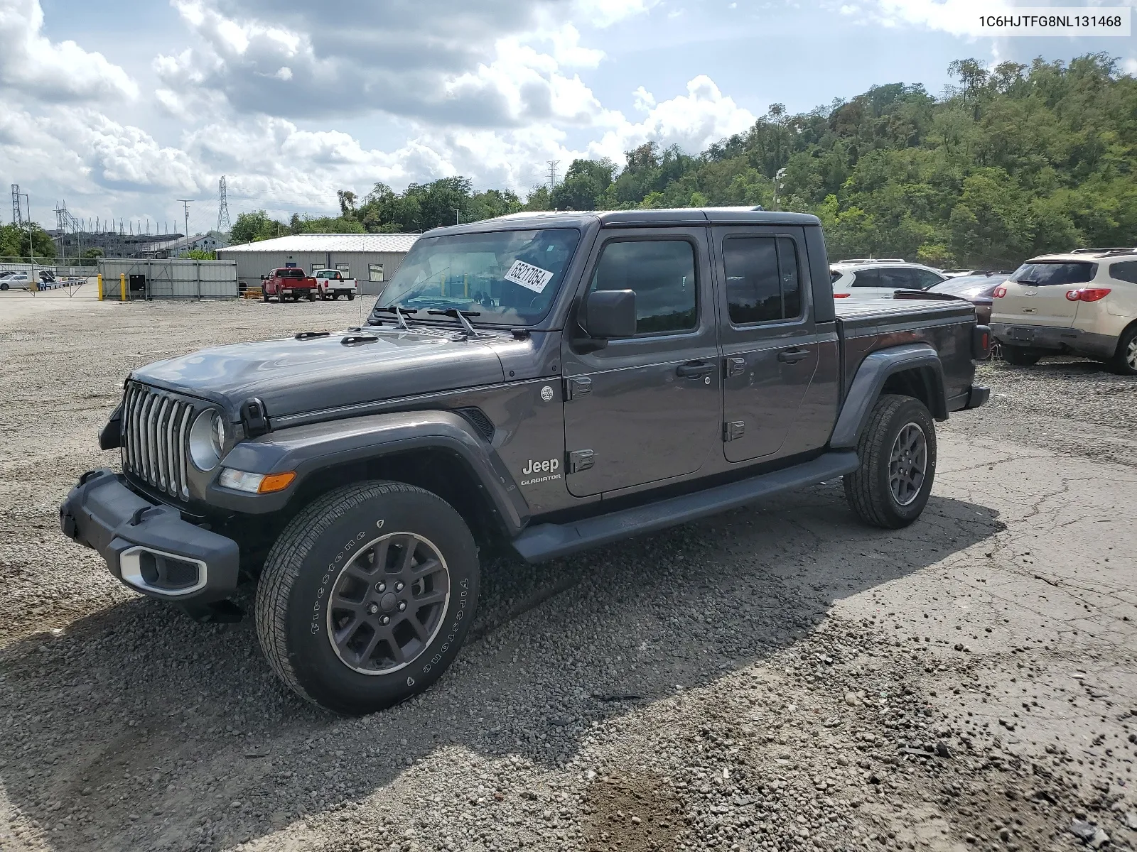 2022 Jeep Gladiator Overland VIN: 1C6HJTFG8NL131468 Lot: 65217054