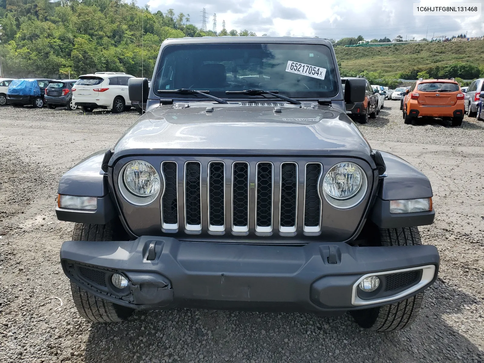 2022 Jeep Gladiator Overland VIN: 1C6HJTFG8NL131468 Lot: 65217054