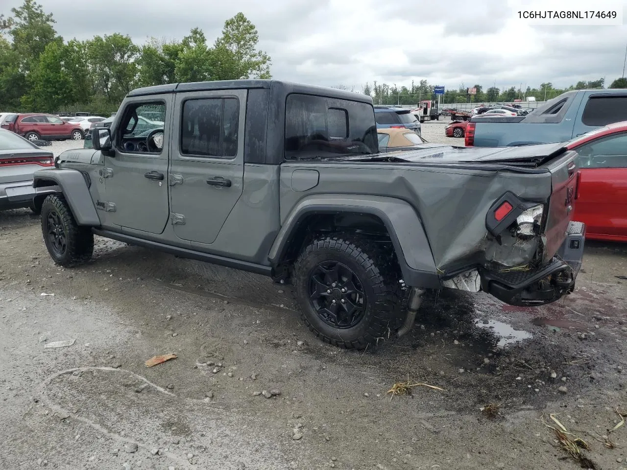 2022 Jeep Gladiator Sport VIN: 1C6HJTAG8NL174649 Lot: 65946144