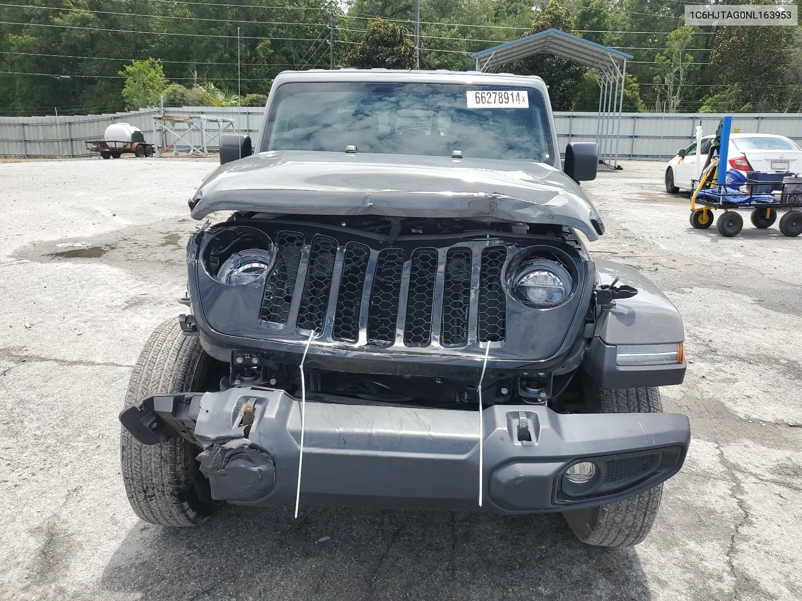 2022 Jeep Gladiator Sport VIN: 1C6HJTAG0NL163953 Lot: 66278914