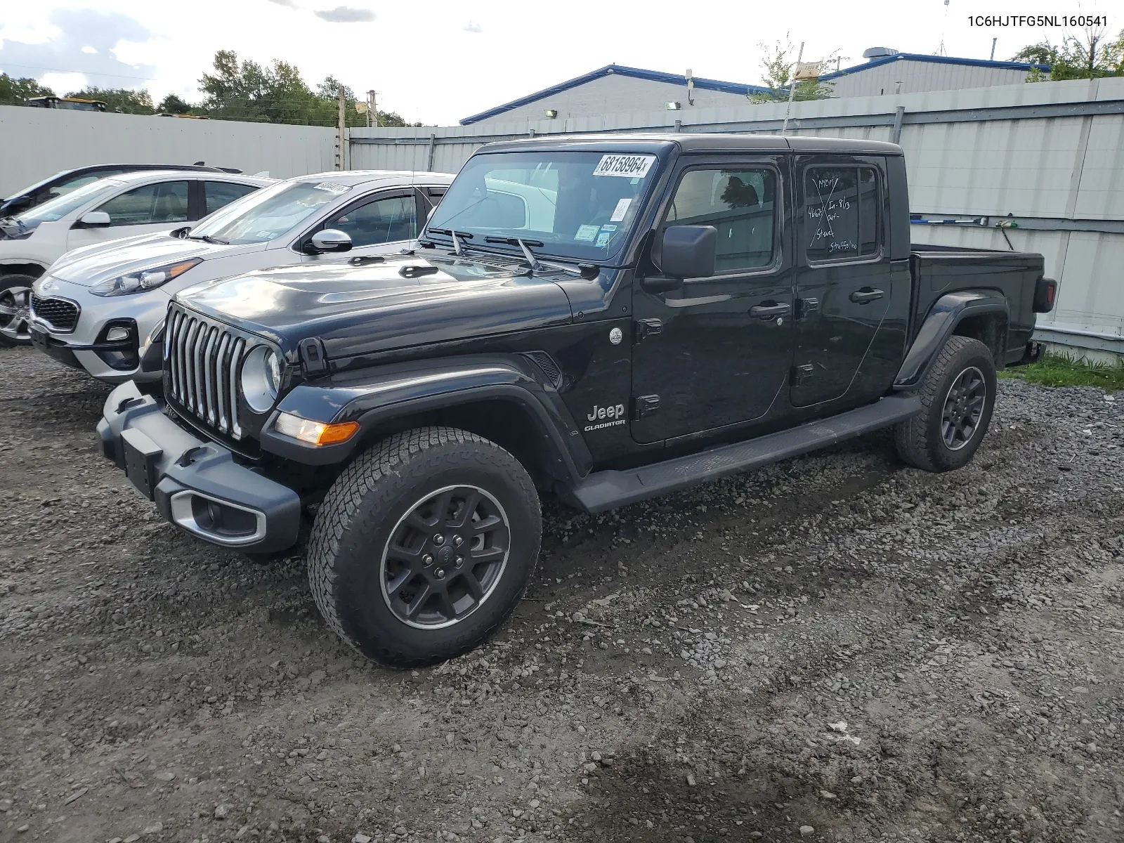 2022 Jeep Gladiator Overland VIN: 1C6HJTFG5NL160541 Lot: 68158964