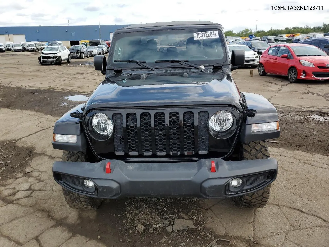 2022 Jeep Gladiator Sport VIN: 1C6HJTAGXNL128711 Lot: 70312284