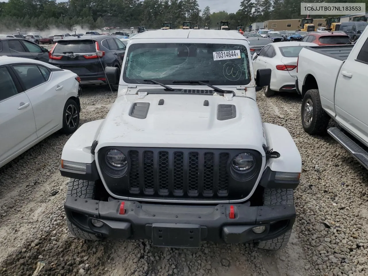 2022 Jeep Gladiator Rubicon VIN: 1C6JJTBG7NL183553 Lot: 70314644