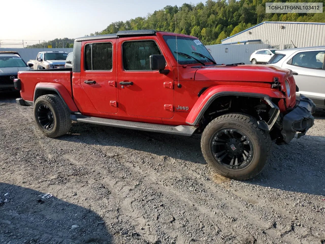 2022 Jeep Gladiator Overland VIN: 1C6HJTFG6NL103412 Lot: 70449954