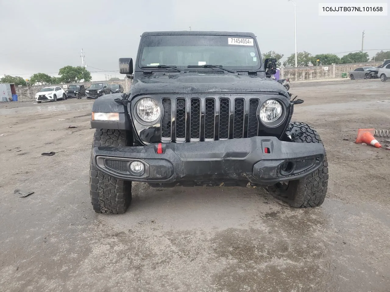 2022 Jeep Gladiator Rubicon VIN: 1C6JJTBG7NL101658 Lot: 71454054