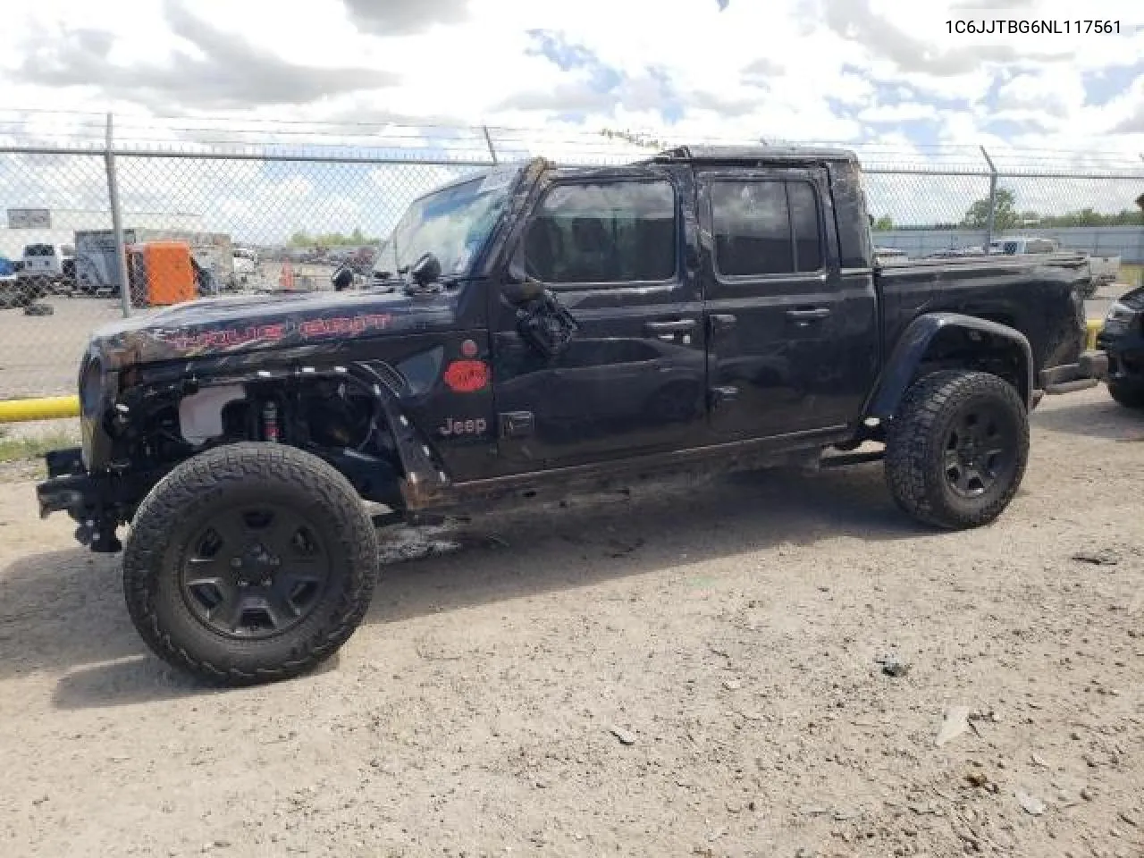 2022 Jeep Gladiator Rubicon VIN: 1C6JJTBG6NL117561 Lot: 71722194