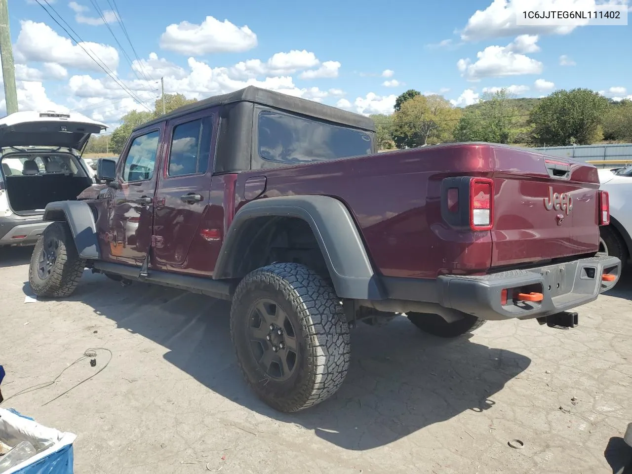 2022 Jeep Gladiator Mojave VIN: 1C6JJTEG6NL111402 Lot: 72271794