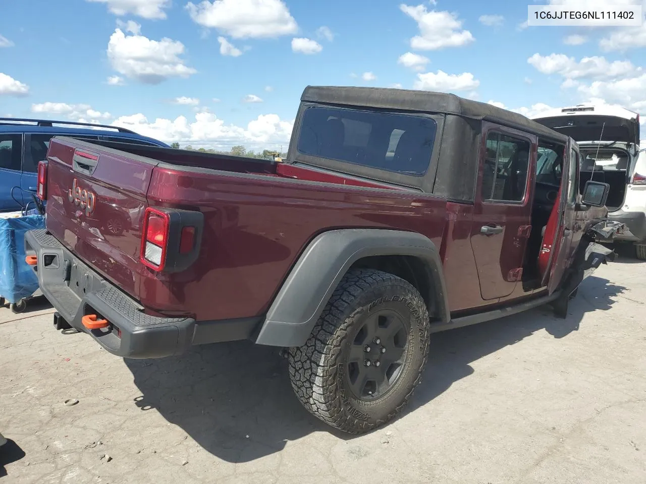 2022 Jeep Gladiator Mojave VIN: 1C6JJTEG6NL111402 Lot: 72271794