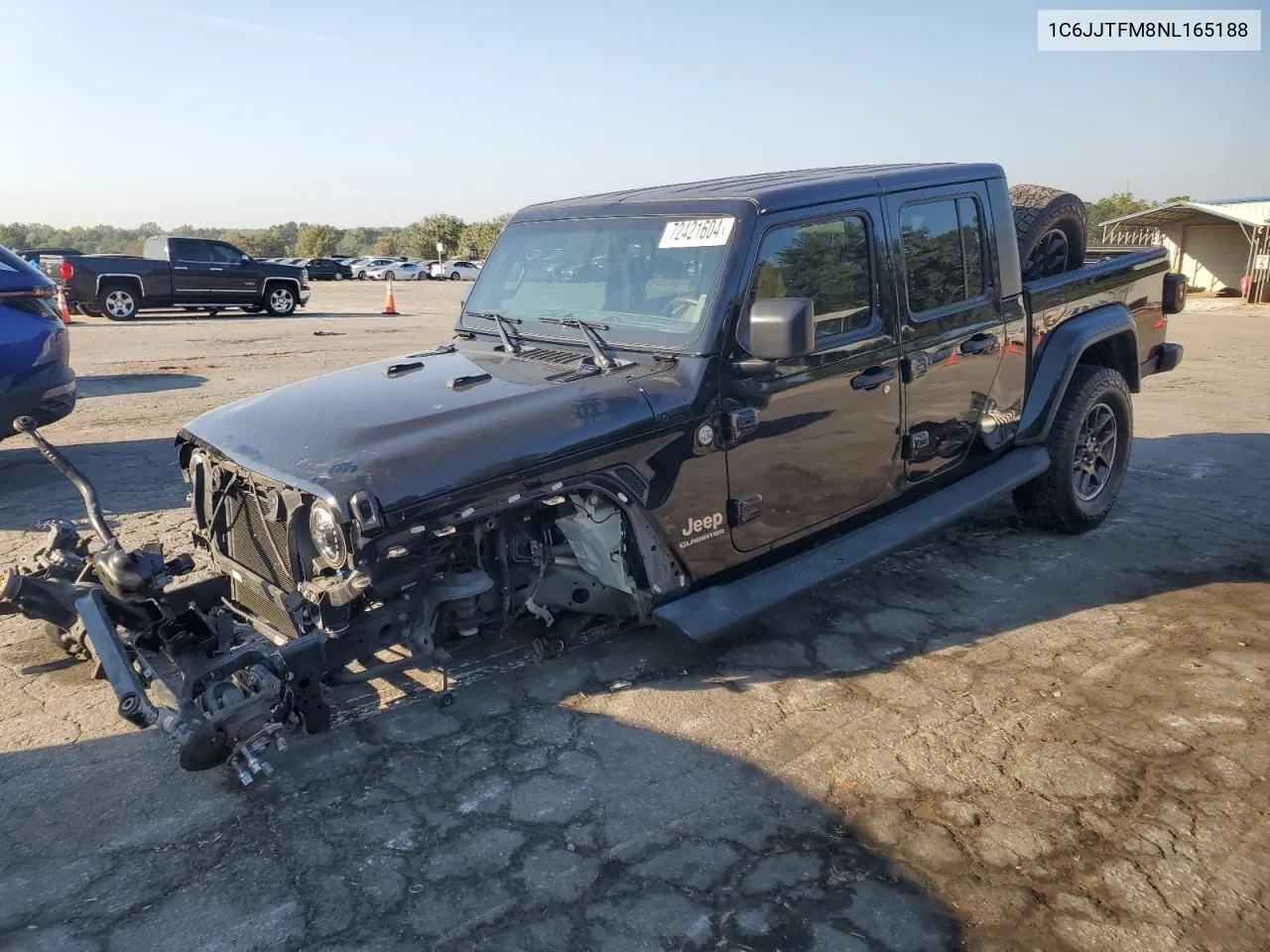 2022 Jeep Gladiator Overland VIN: 1C6JJTFM8NL165188 Lot: 72421604