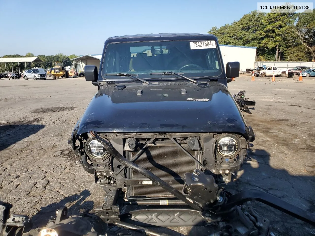 2022 Jeep Gladiator Overland VIN: 1C6JJTFM8NL165188 Lot: 72421604