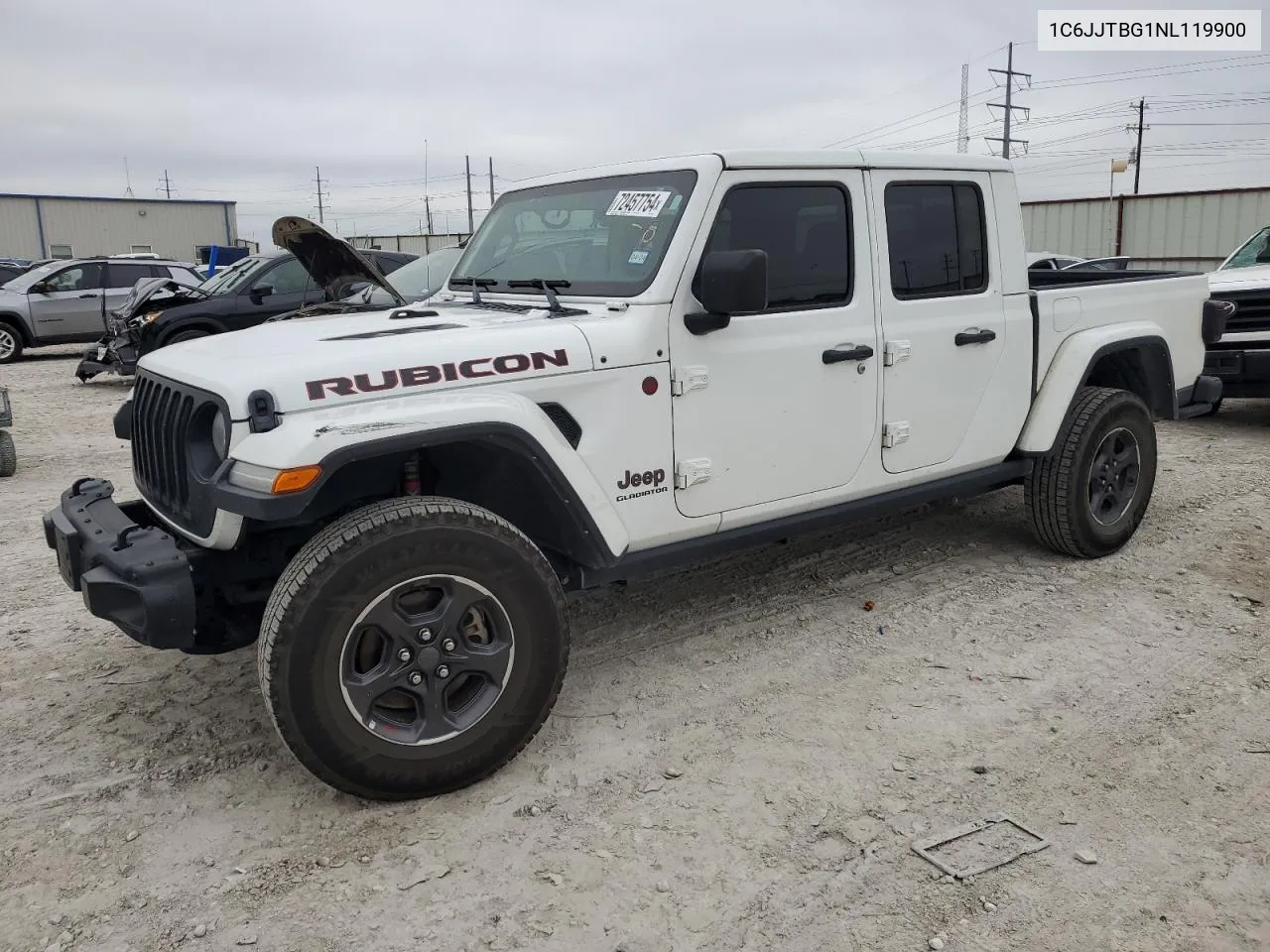 2022 Jeep Gladiator Rubicon VIN: 1C6JJTBG1NL119900 Lot: 72457754