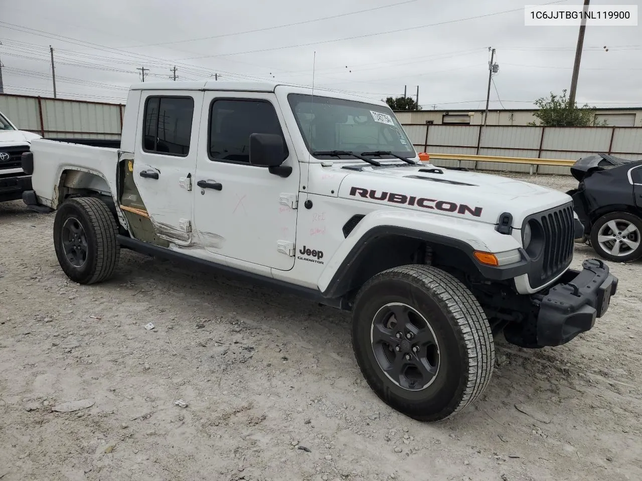 2022 Jeep Gladiator Rubicon VIN: 1C6JJTBG1NL119900 Lot: 72457754