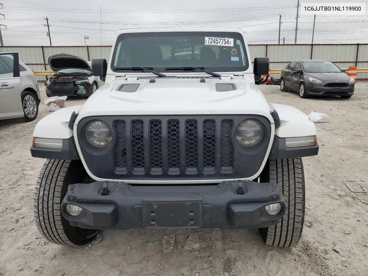 2022 Jeep Gladiator Rubicon VIN: 1C6JJTBG1NL119900 Lot: 72457754