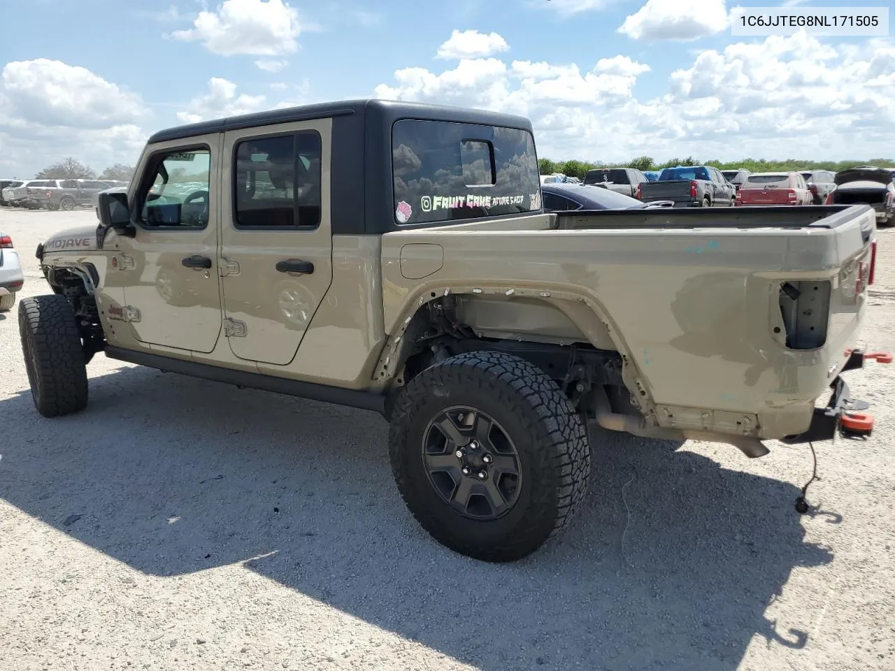 2022 Jeep Gladiator Mojave VIN: 1C6JJTEG8NL171505 Lot: 72493194