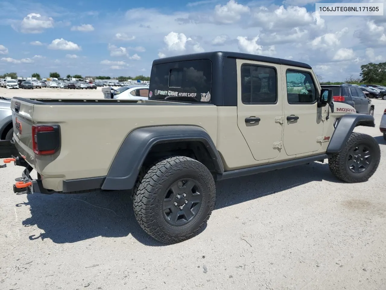 2022 Jeep Gladiator Mojave VIN: 1C6JJTEG8NL171505 Lot: 72493194