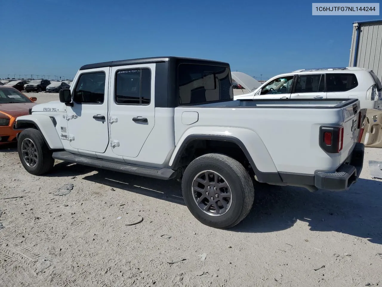 2022 Jeep Gladiator Overland VIN: 1C6HJTFG7NL144244 Lot: 72553214