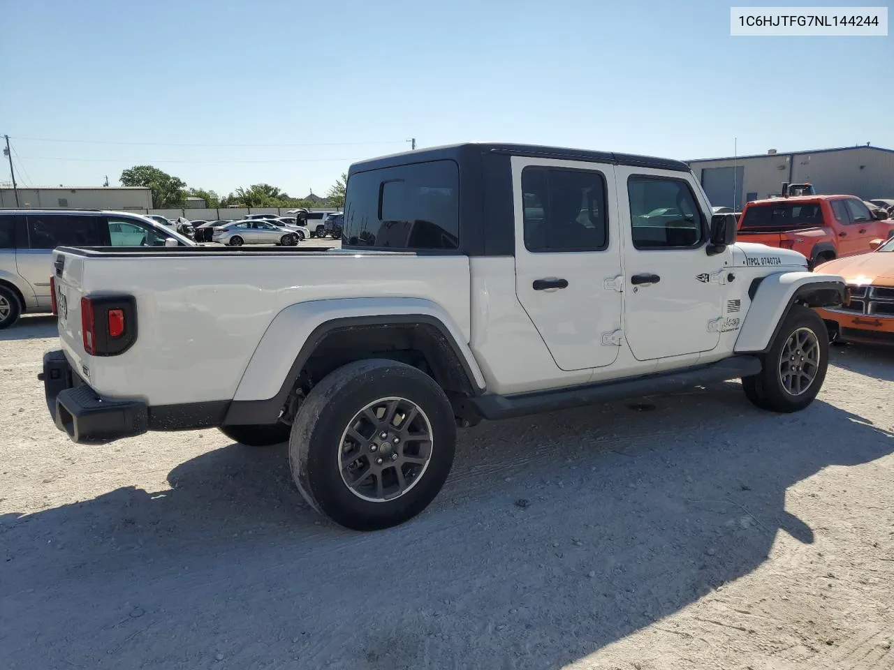 2022 Jeep Gladiator Overland VIN: 1C6HJTFG7NL144244 Lot: 72553214