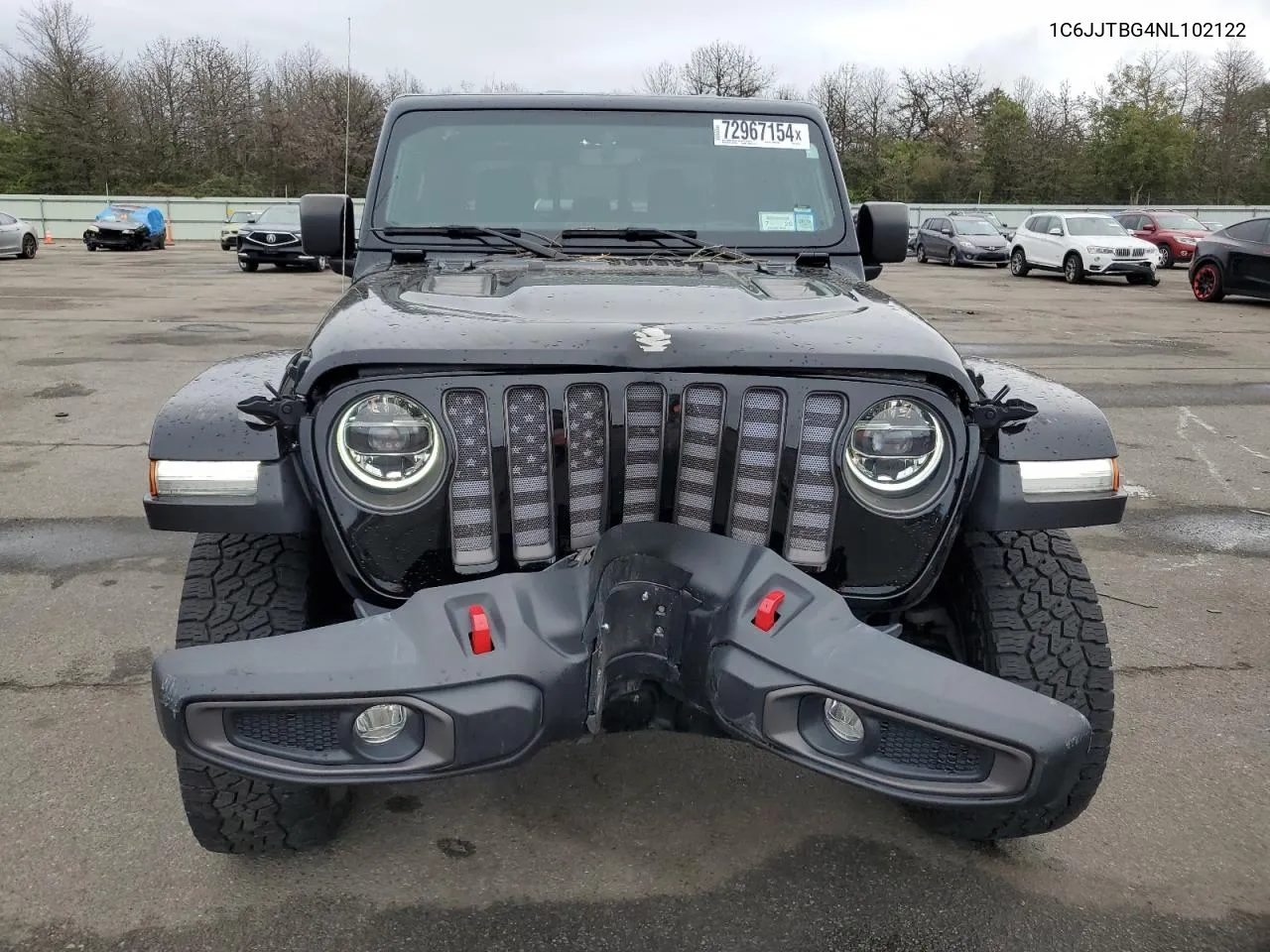 2022 Jeep Gladiator Rubicon VIN: 1C6JJTBG4NL102122 Lot: 72967154