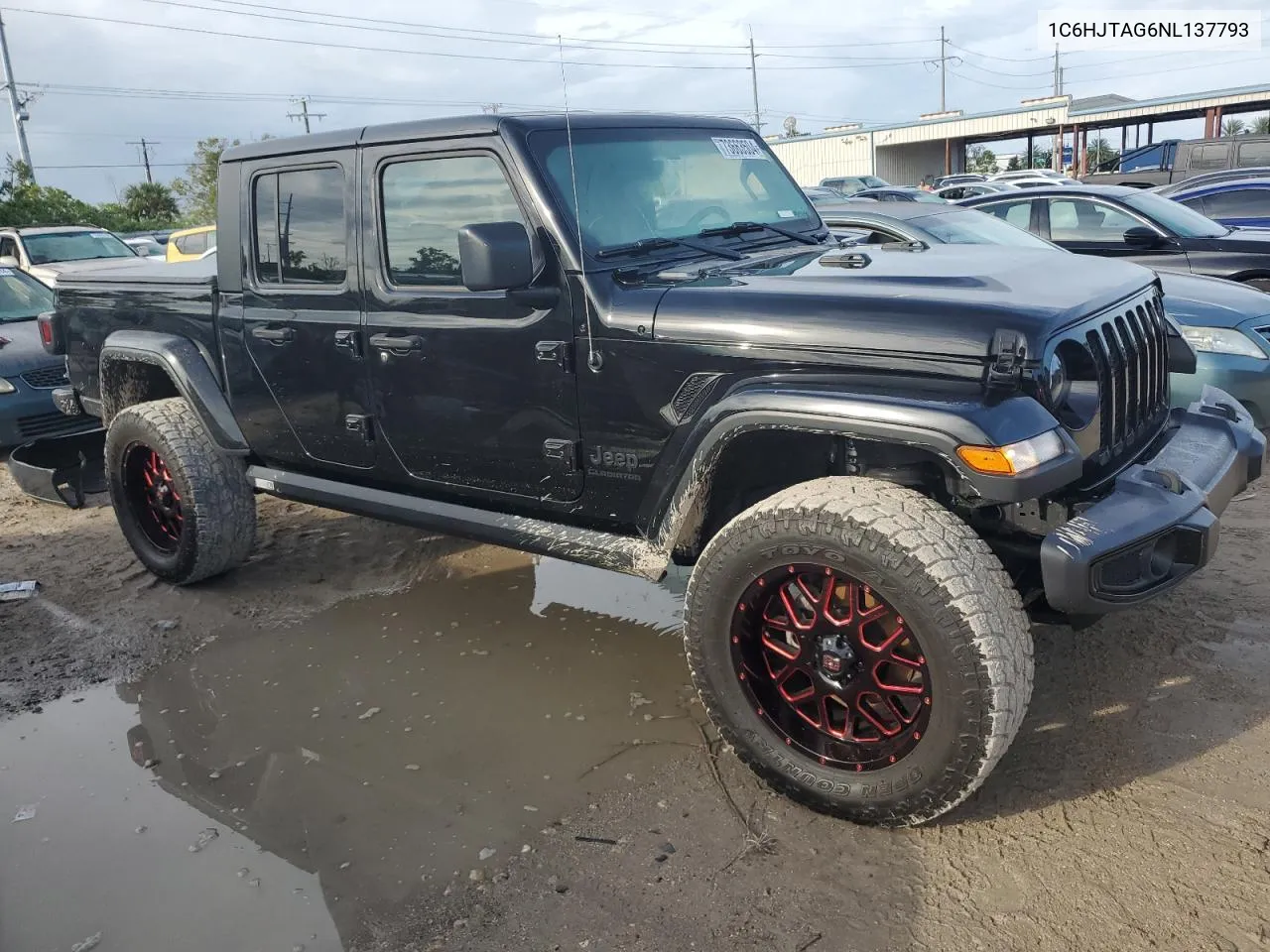 2022 Jeep Gladiator Sport VIN: 1C6HJTAG6NL137793 Lot: 73663504