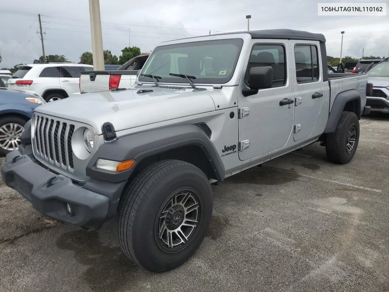 2022 Jeep Gladiator Sport VIN: 1C6HJTAG1NL110162 Lot: 74131764