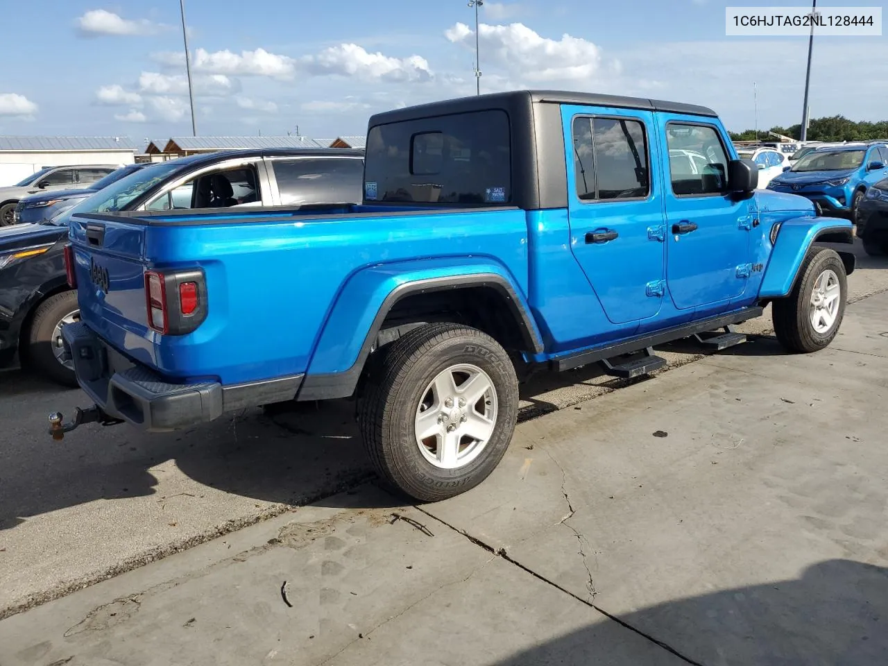 2022 Jeep Gladiator Sport VIN: 1C6HJTAG2NL128444 Lot: 74178334