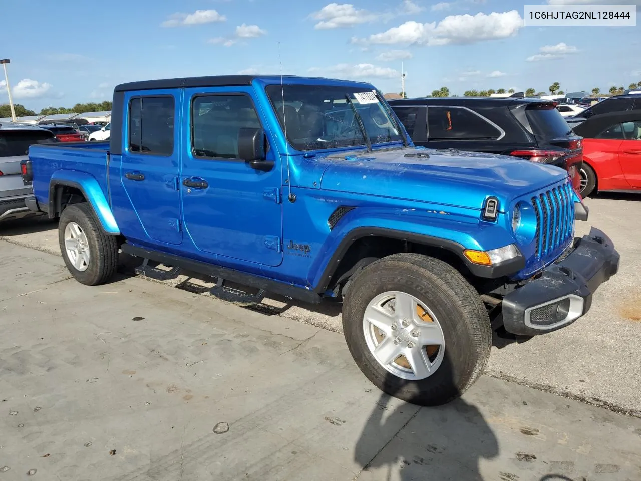 2022 Jeep Gladiator Sport VIN: 1C6HJTAG2NL128444 Lot: 74178334