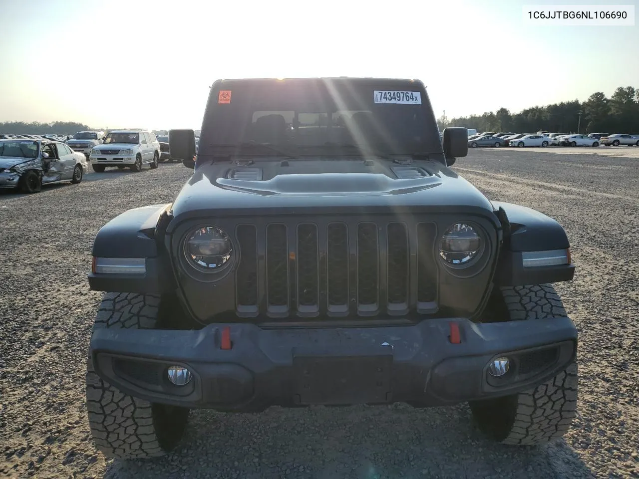 2022 Jeep Gladiator Rubicon VIN: 1C6JJTBG6NL106690 Lot: 74349764