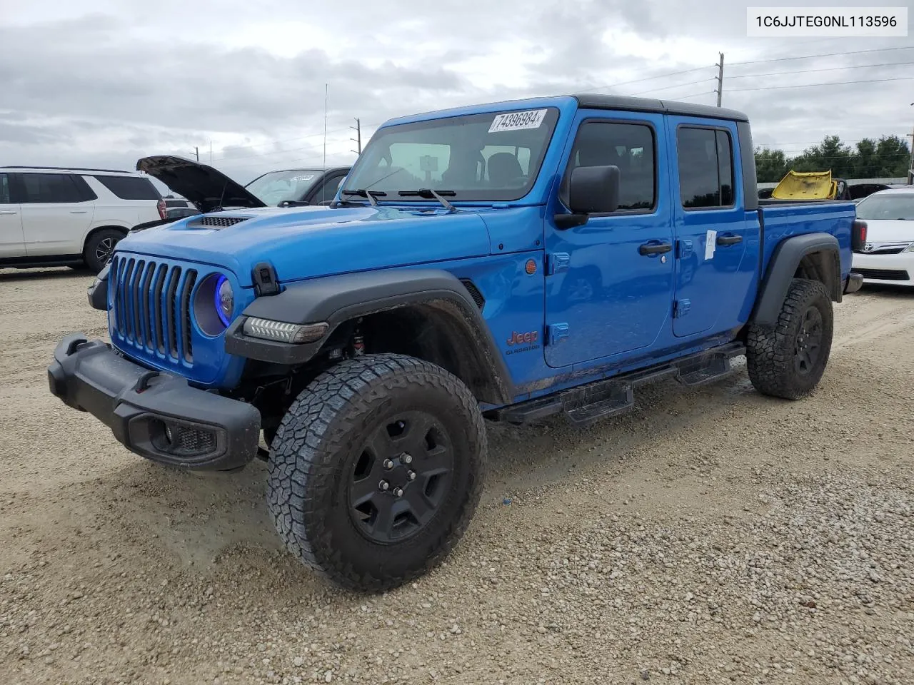 2022 Jeep Gladiator Mojave VIN: 1C6JJTEG0NL113596 Lot: 74396984