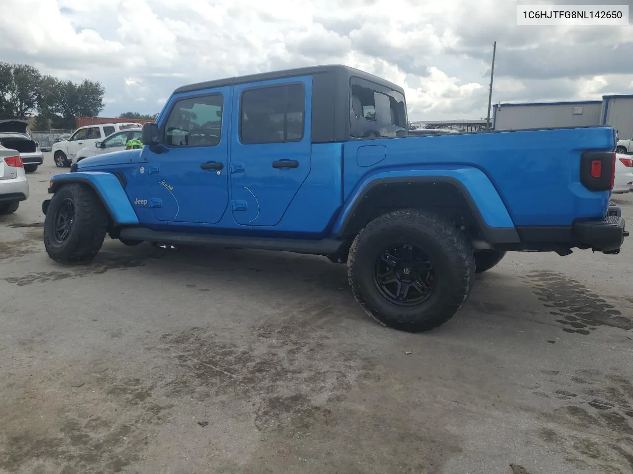 2022 Jeep Gladiator Overland VIN: 1C6HJTFG8NL142650 Lot: 74541674