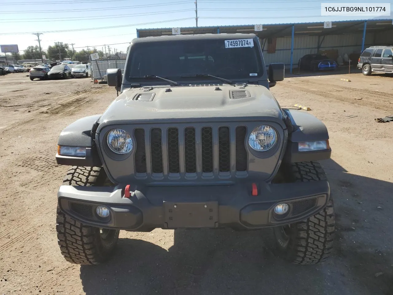 2022 Jeep Gladiator Rubicon VIN: 1C6JJTBG9NL101774 Lot: 74597074