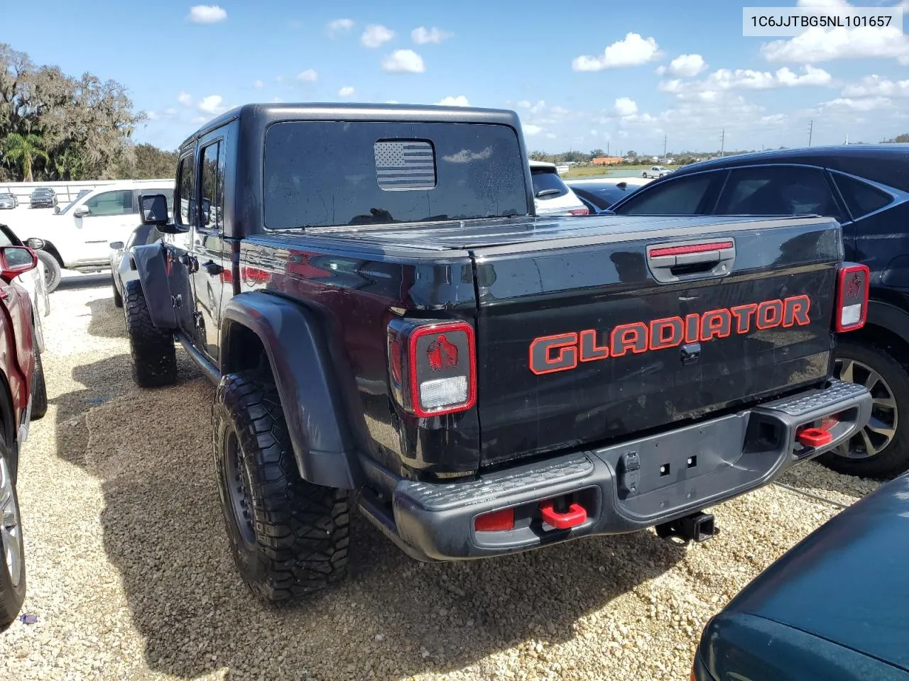 2022 Jeep Gladiator Rubicon VIN: 1C6JJTBG5NL101657 Lot: 74682144