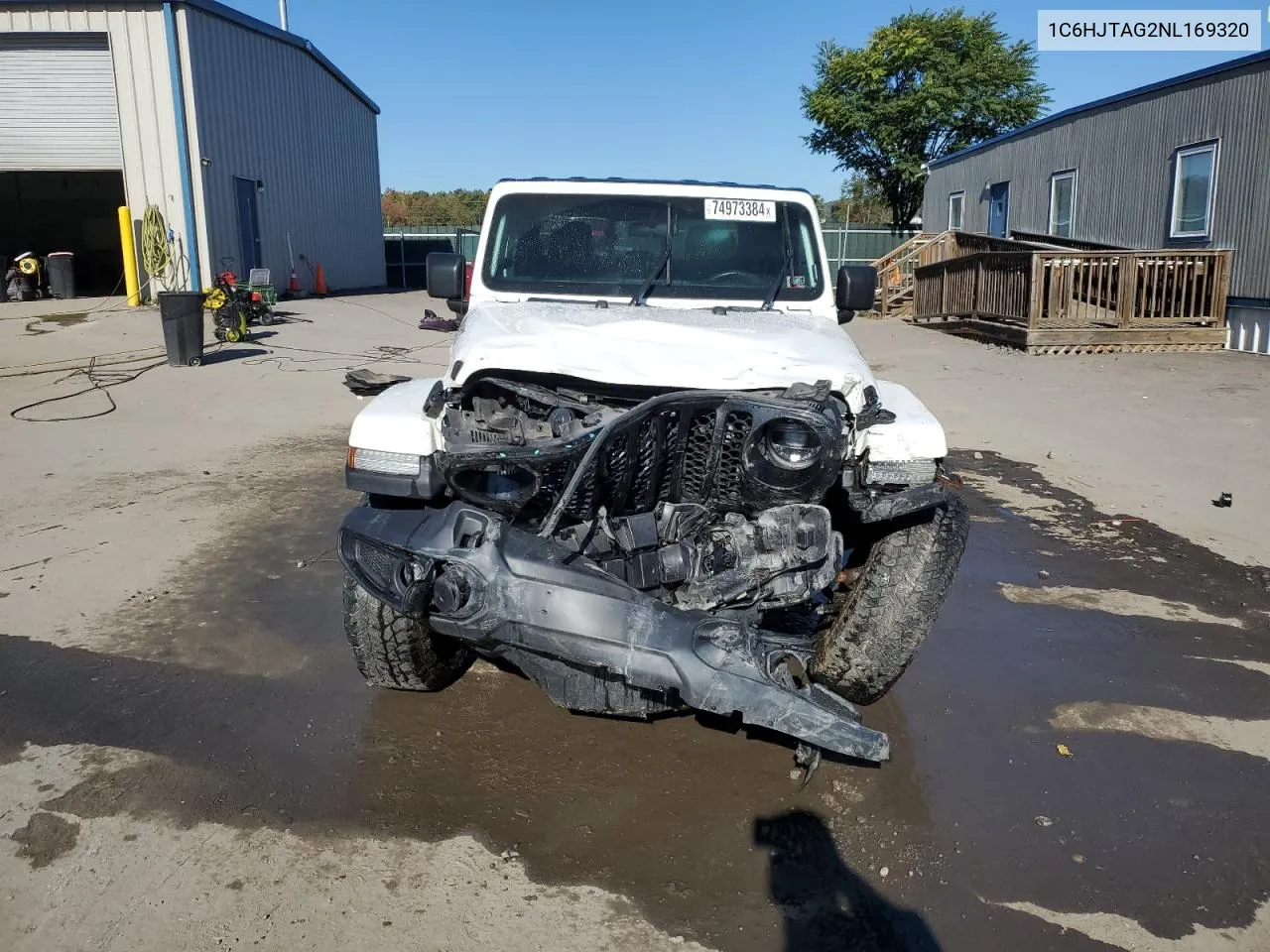 2022 Jeep Gladiator Sport VIN: 1C6HJTAG2NL169320 Lot: 74973384