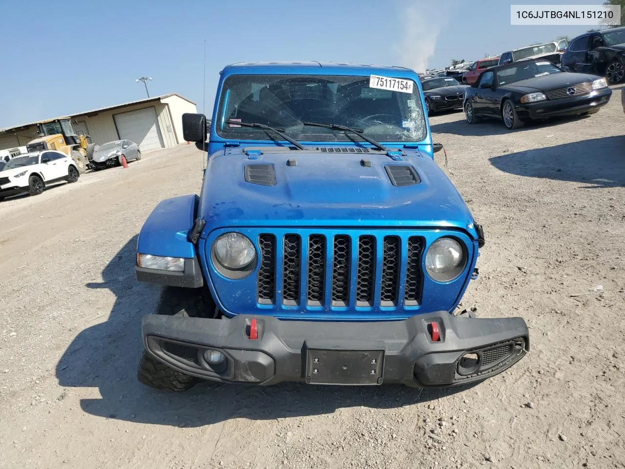 2022 Jeep Gladiator Rubicon VIN: 1C6JJTBG4NL151210 Lot: 75117154