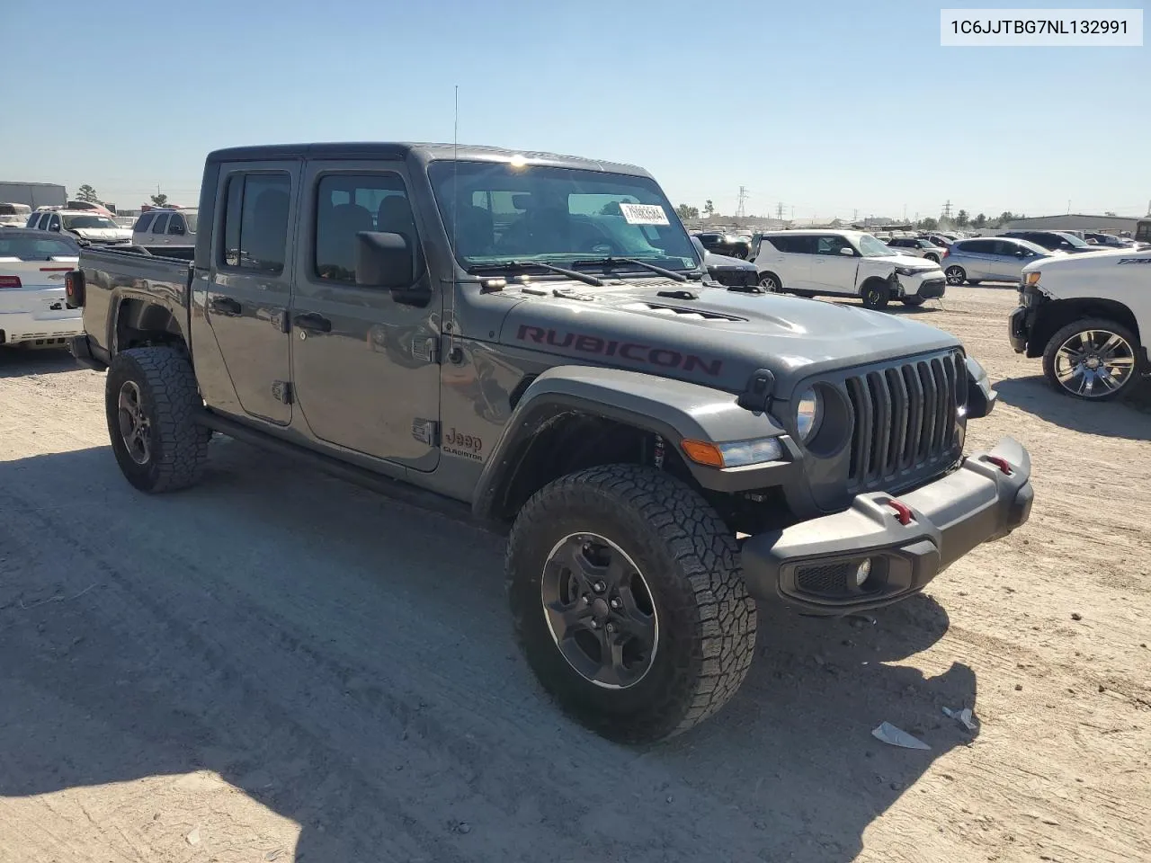 2022 Jeep Gladiator Rubicon VIN: 1C6JJTBG7NL132991 Lot: 76983584