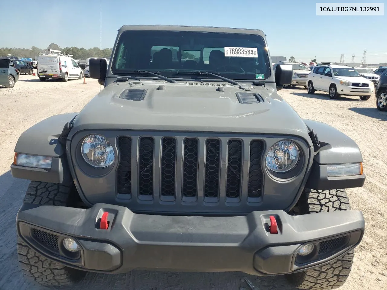 2022 Jeep Gladiator Rubicon VIN: 1C6JJTBG7NL132991 Lot: 76983584