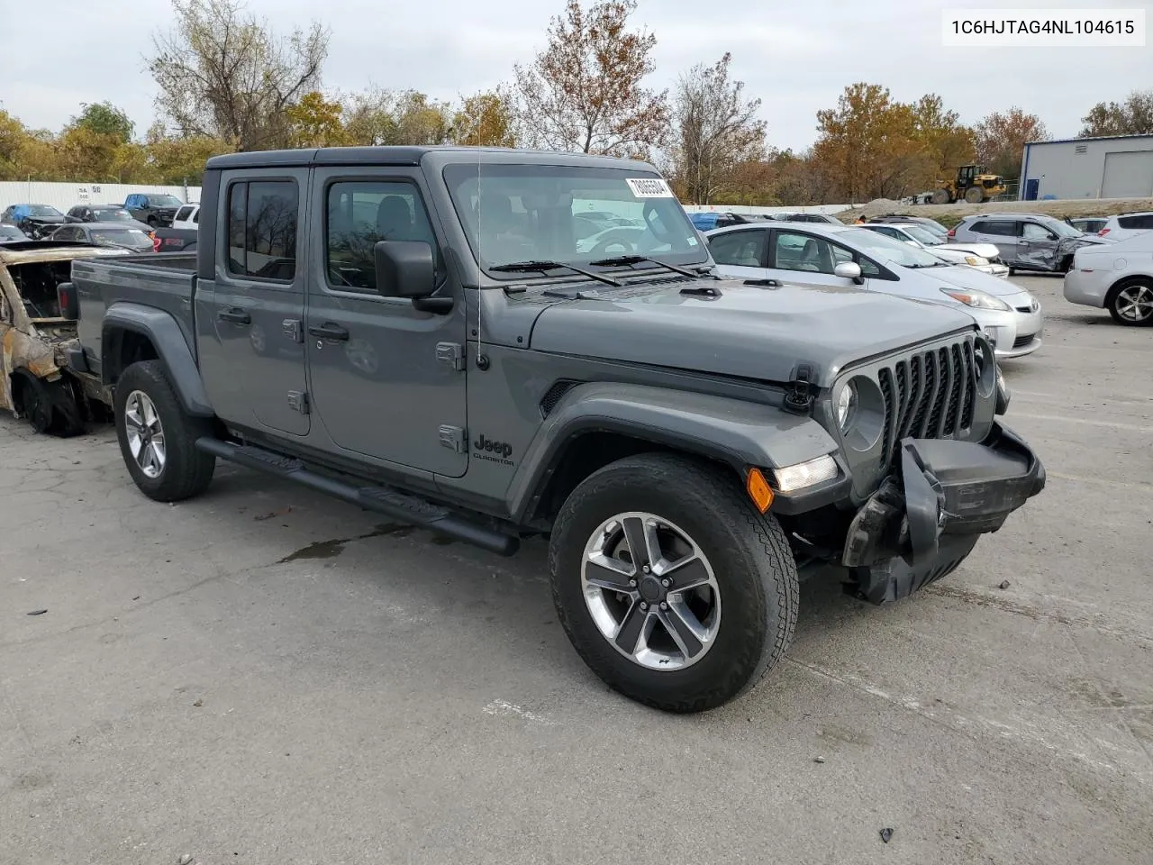 2022 Jeep Gladiator Sport VIN: 1C6HJTAG4NL104615 Lot: 78065504