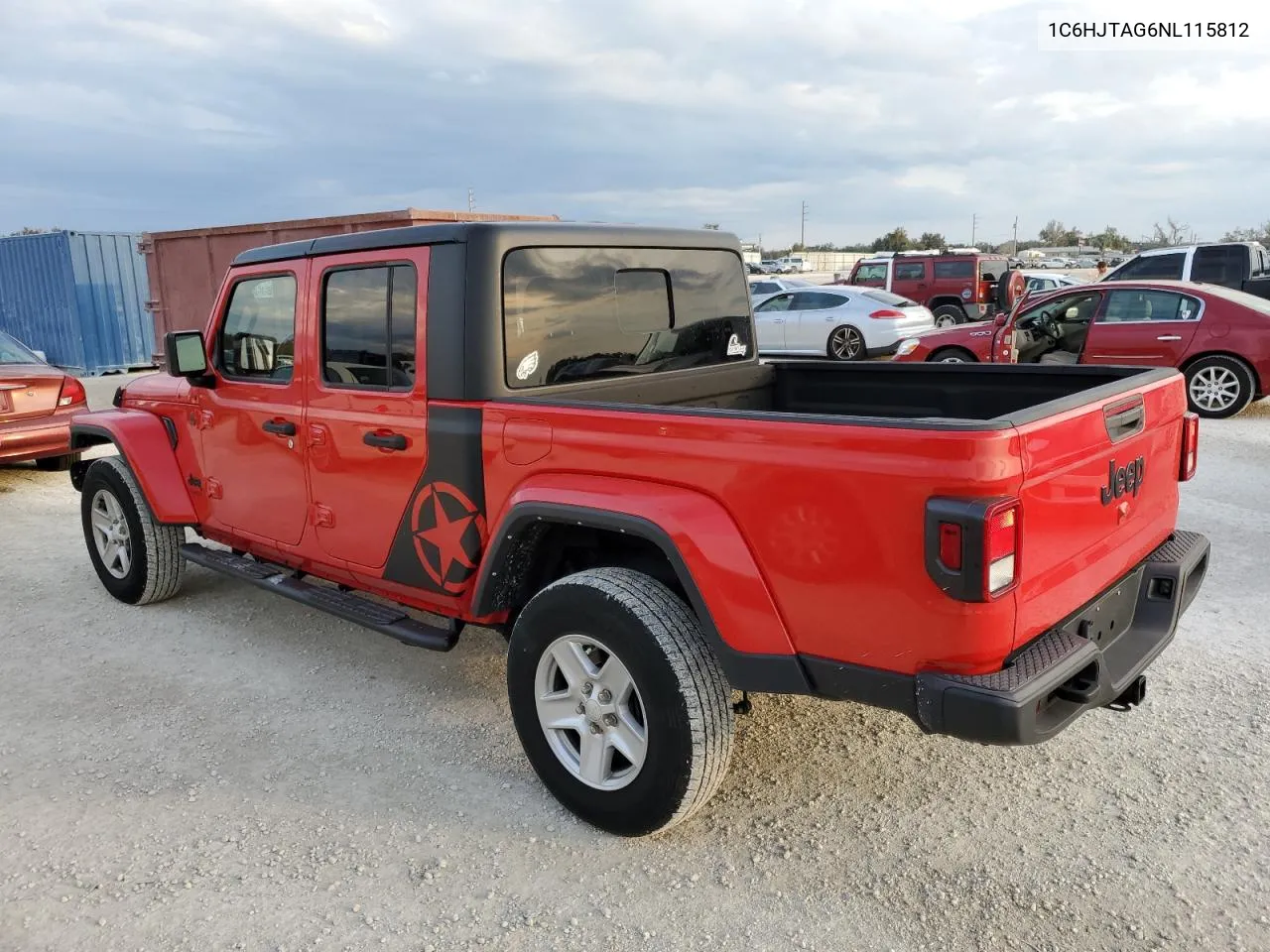 2022 Jeep Gladiator Sport VIN: 1C6HJTAG6NL115812 Lot: 78072244