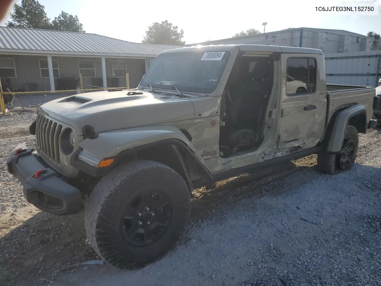 2022 Jeep Gladiator Mojave VIN: 1C6JJTEG3NL152750 Lot: 78088094