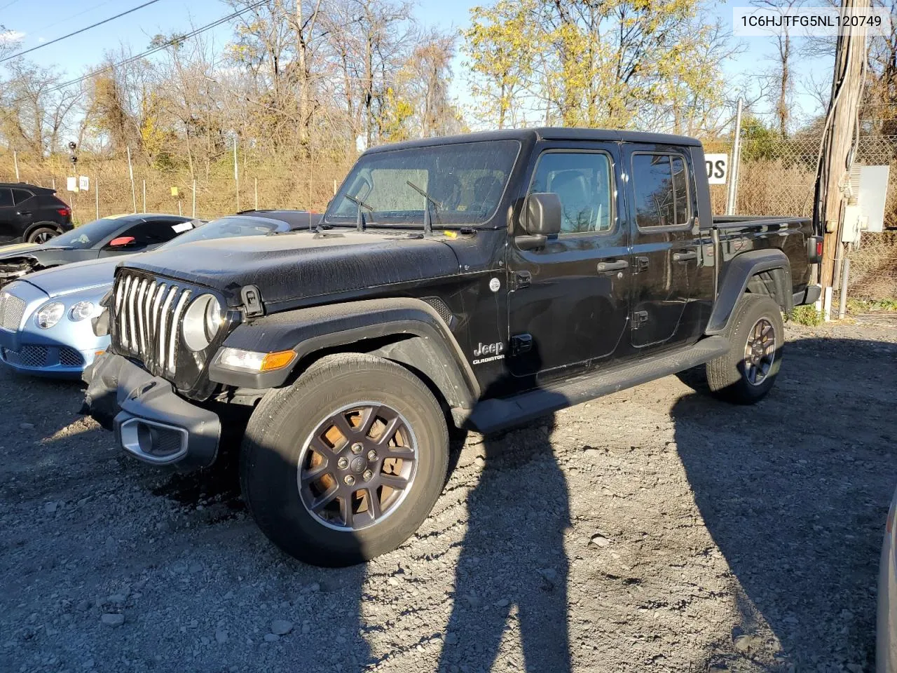 2022 Jeep Gladiator Overland VIN: 1C6HJTFG5NL120749 Lot: 78837924