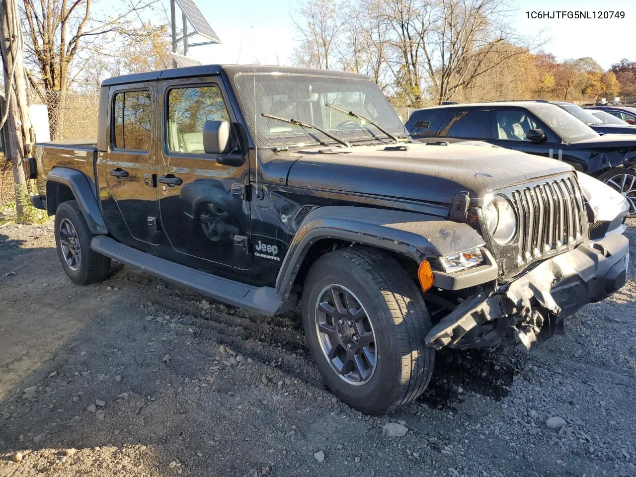 2022 Jeep Gladiator Overland VIN: 1C6HJTFG5NL120749 Lot: 78837924