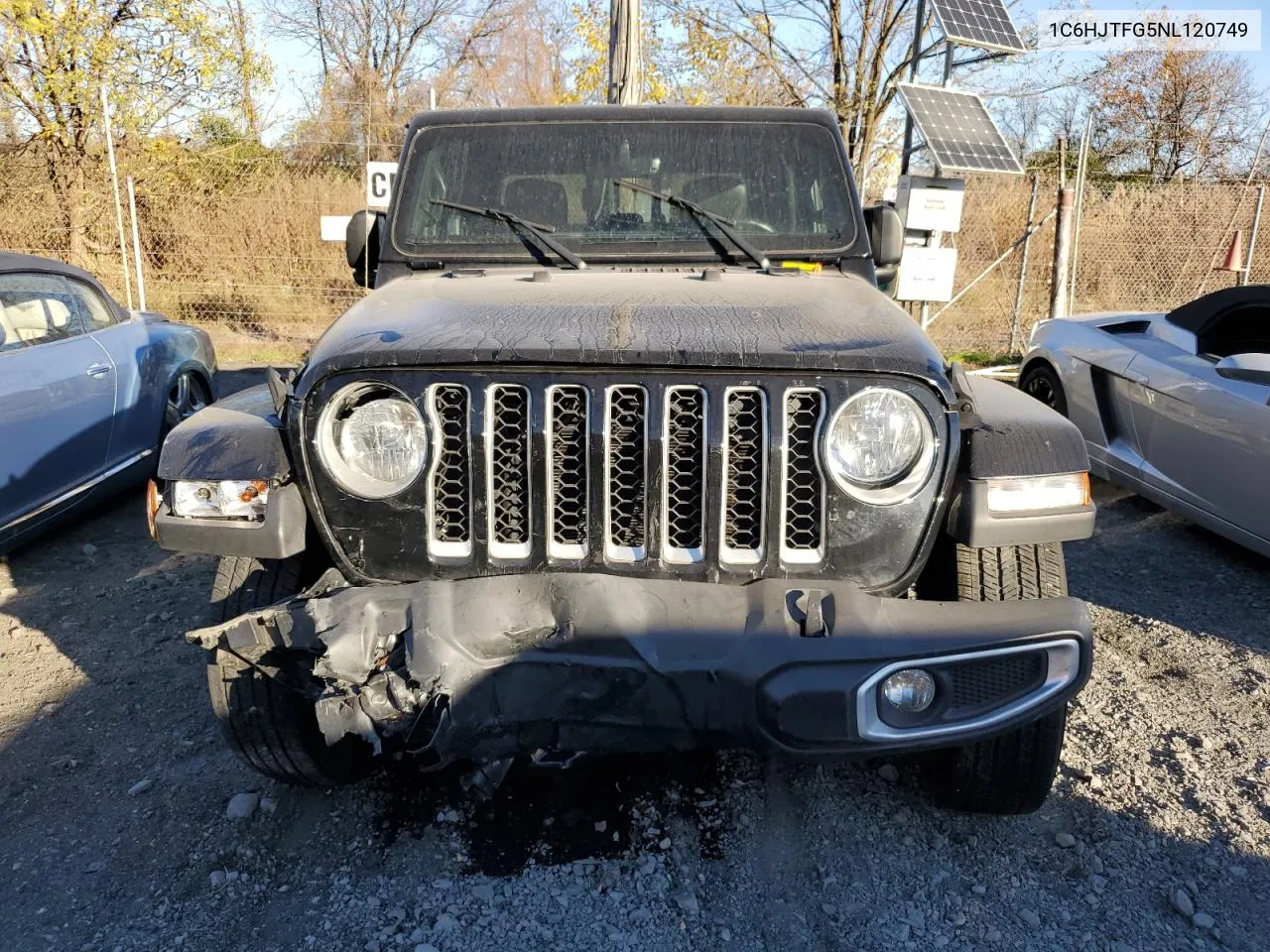 2022 Jeep Gladiator Overland VIN: 1C6HJTFG5NL120749 Lot: 78837924