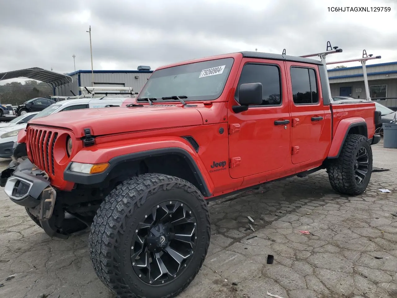 2022 Jeep Gladiator Sport VIN: 1C6HJTAGXNL129759 Lot: 79260904