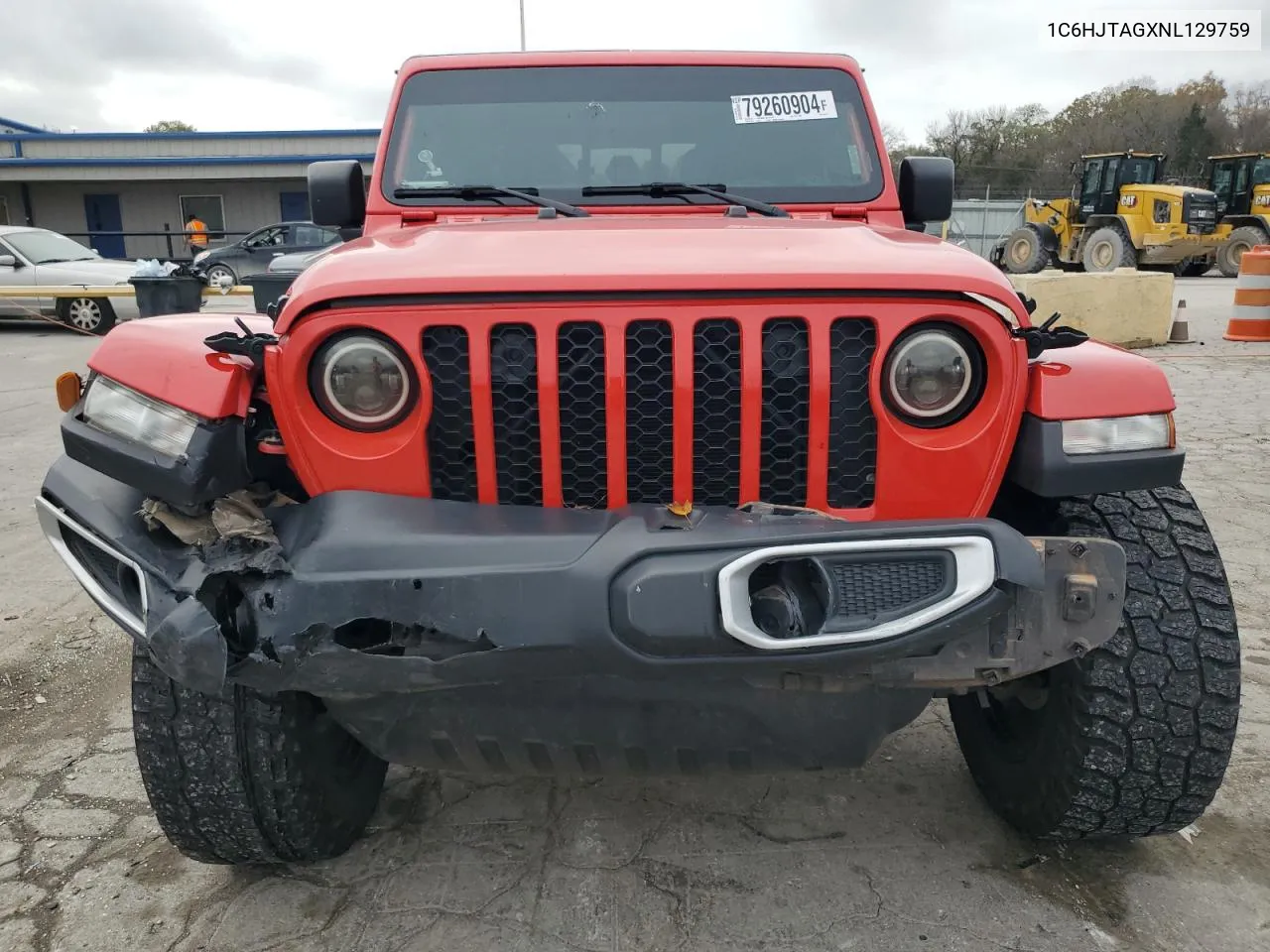 2022 Jeep Gladiator Sport VIN: 1C6HJTAGXNL129759 Lot: 79260904