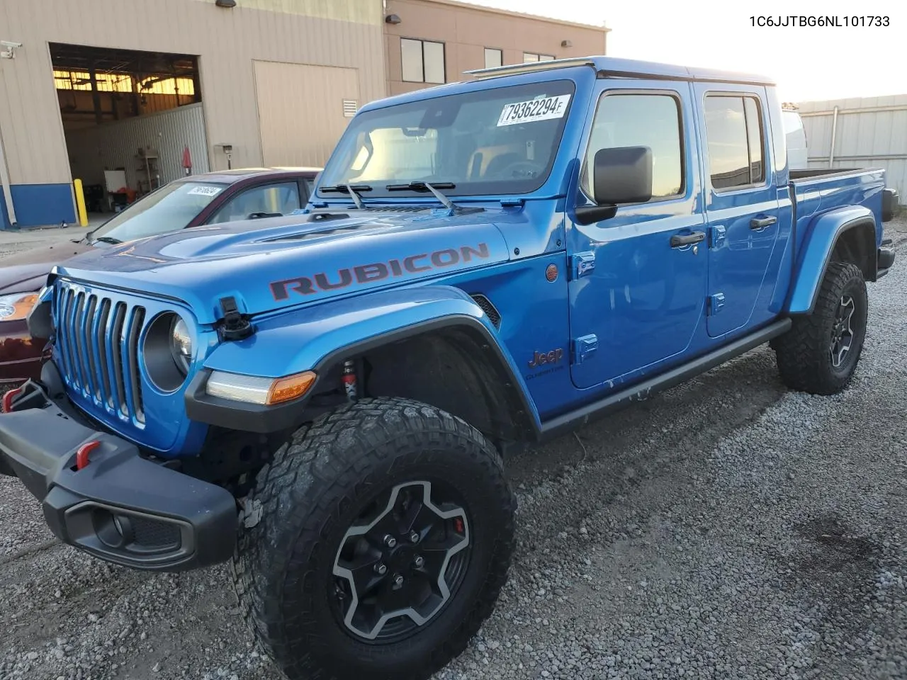 2022 Jeep Gladiator Rubicon VIN: 1C6JJTBG6NL101733 Lot: 79362294