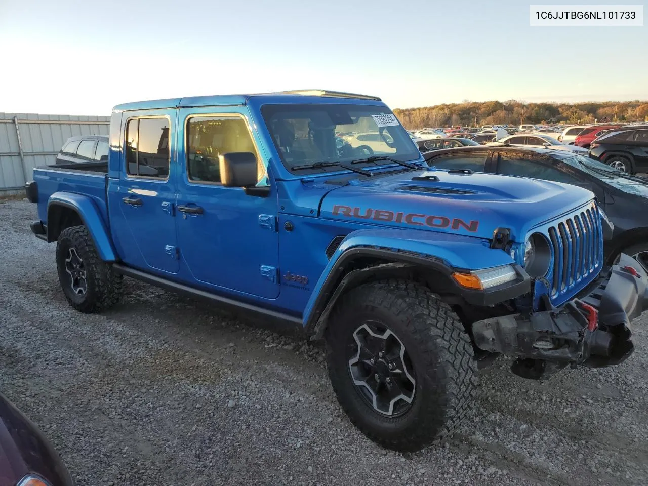 2022 Jeep Gladiator Rubicon VIN: 1C6JJTBG6NL101733 Lot: 79362294