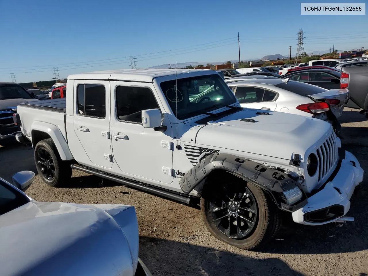 2022 Jeep Gladiator Overland VIN: 1C6HJTFG6NL132666 Lot: 79730954