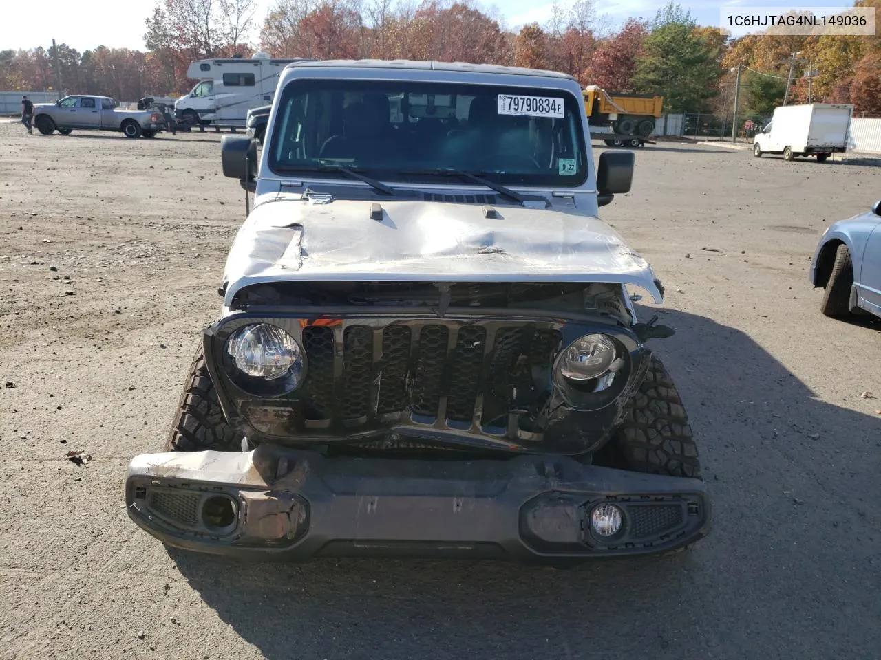 2022 Jeep Gladiator Sport VIN: 1C6HJTAG4NL149036 Lot: 79790834