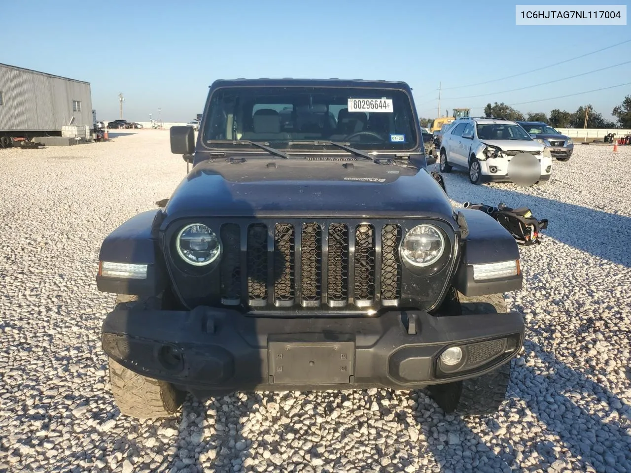 2022 Jeep Gladiator Sport VIN: 1C6HJTAG7NL117004 Lot: 80296644