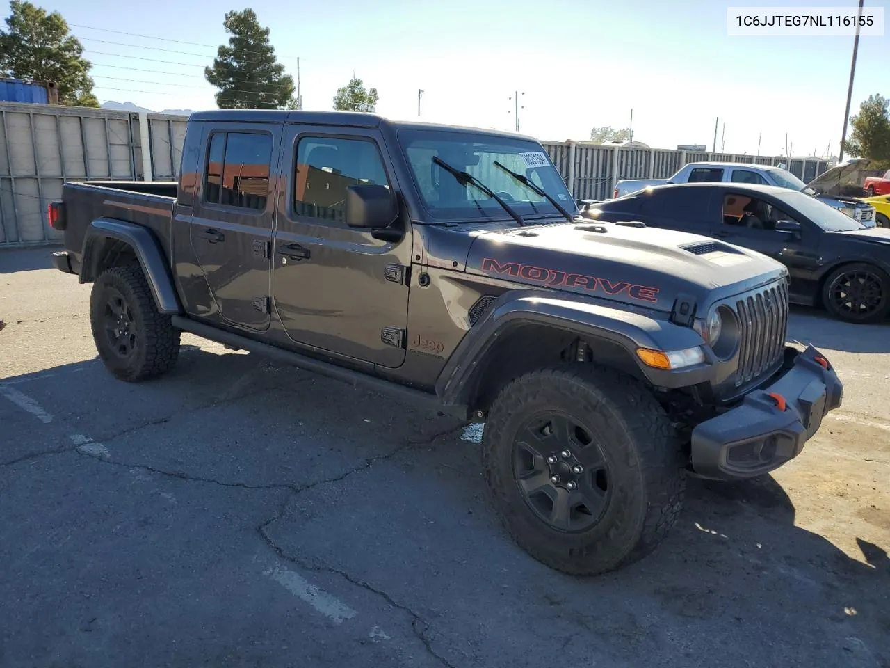 2022 Jeep Gladiator Mojave VIN: 1C6JJTEG7NL116155 Lot: 80351594